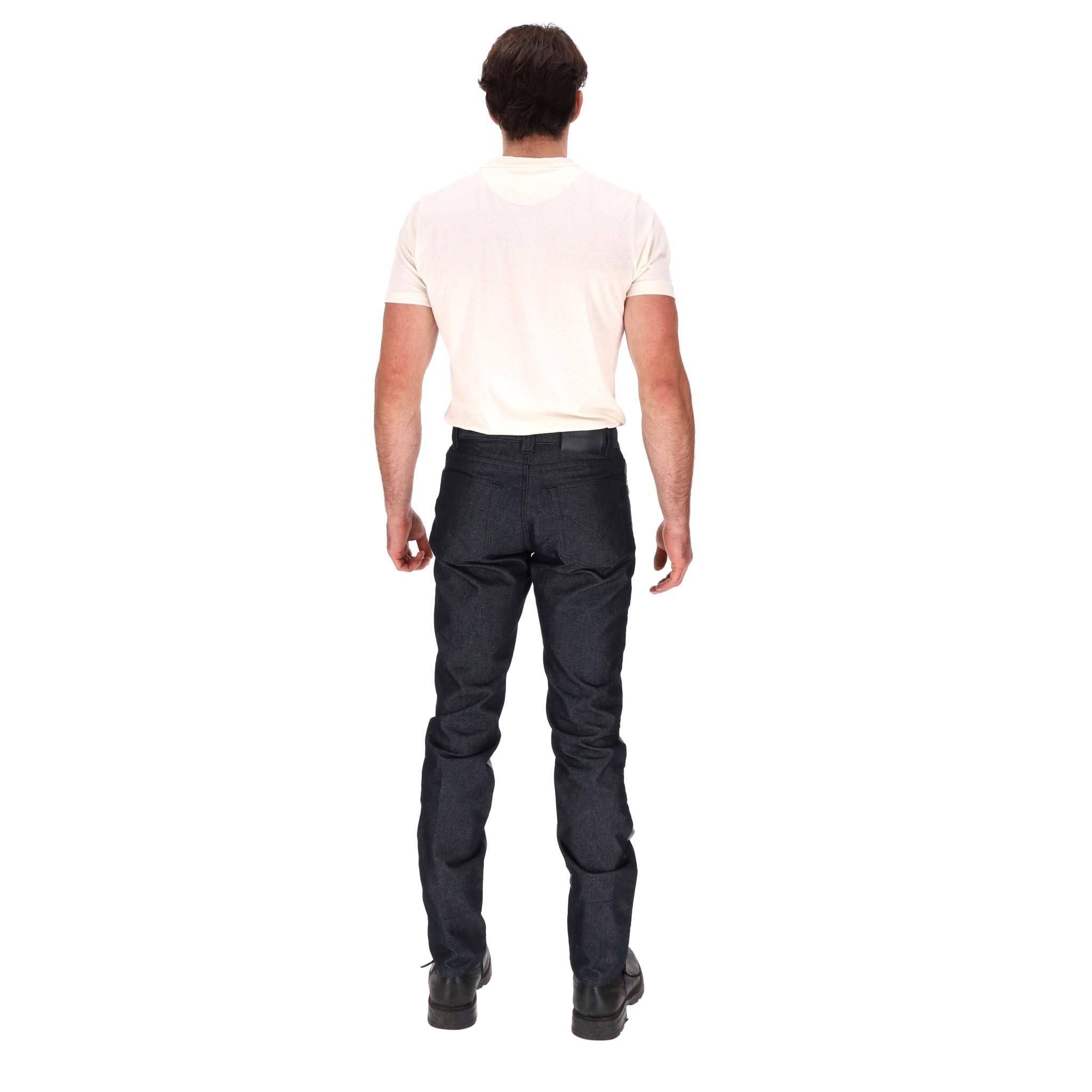 Jeans Versace in ecopelle e denim In condizioni ottime in vendita a London, GB