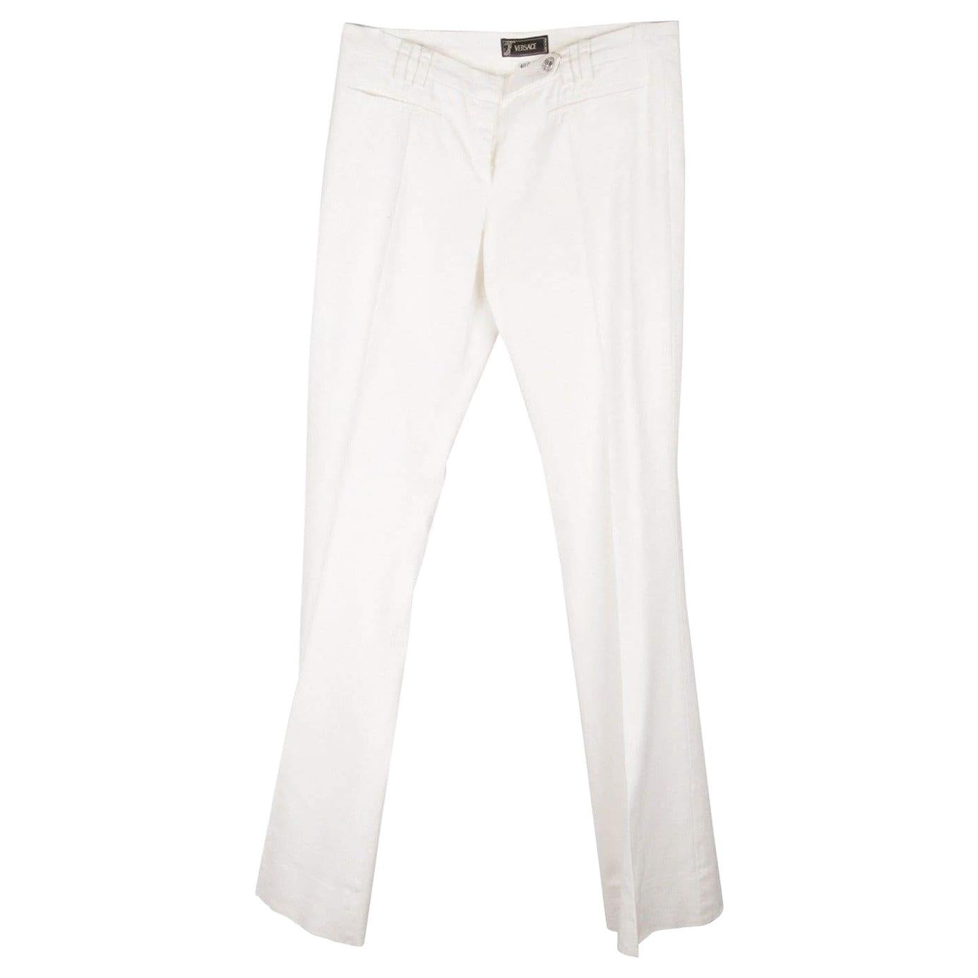 Versace Flared Women Trousers Pants Size 40