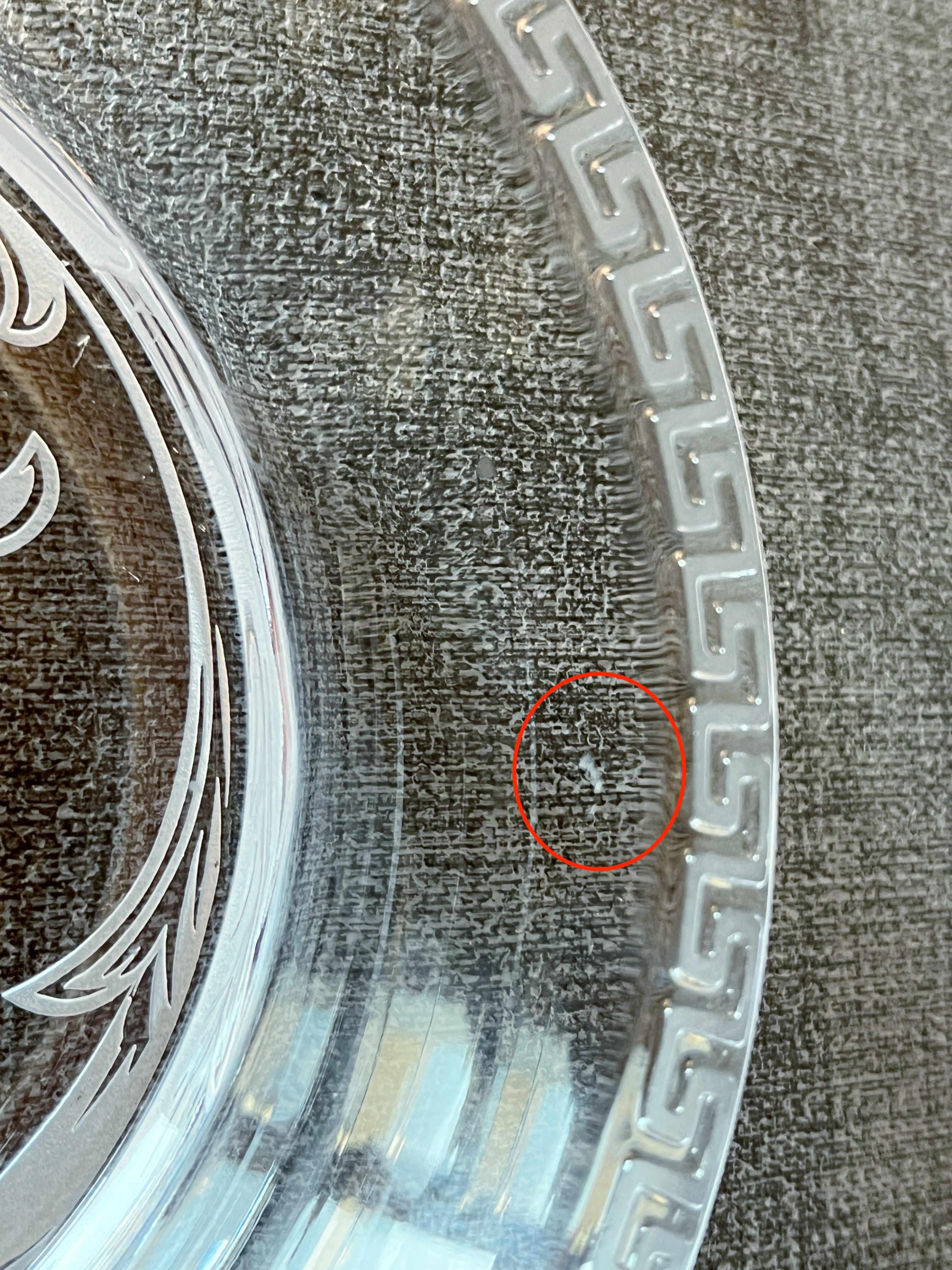 Ciotola di cristallo Versace per Rosenthal in vendita 5