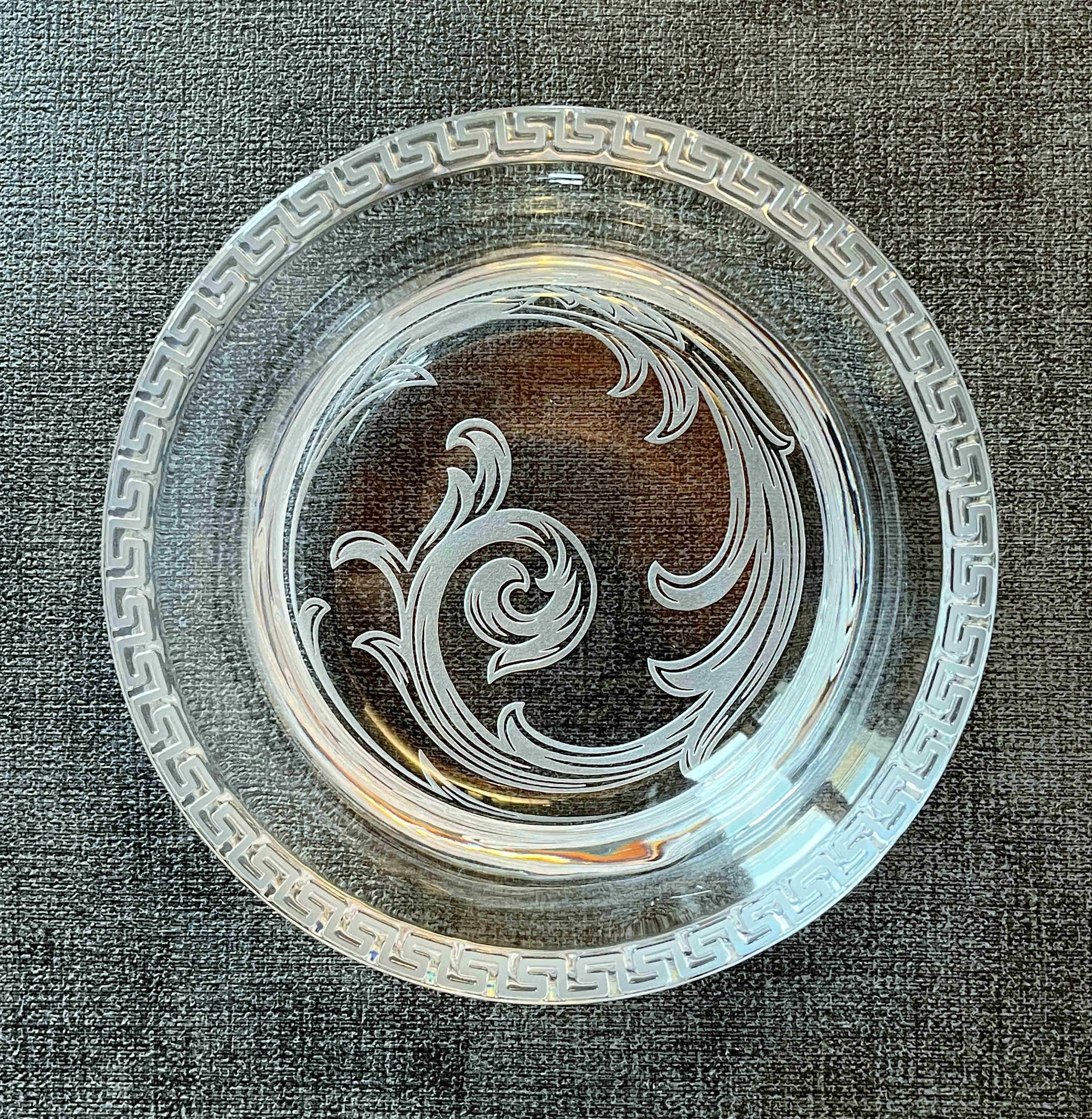 XX secolo Ciotola di cristallo Versace per Rosenthal in vendita