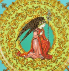 Plato "L'Ange Gabriel" de Versace para Rosenthal, 1996 Siglo XX