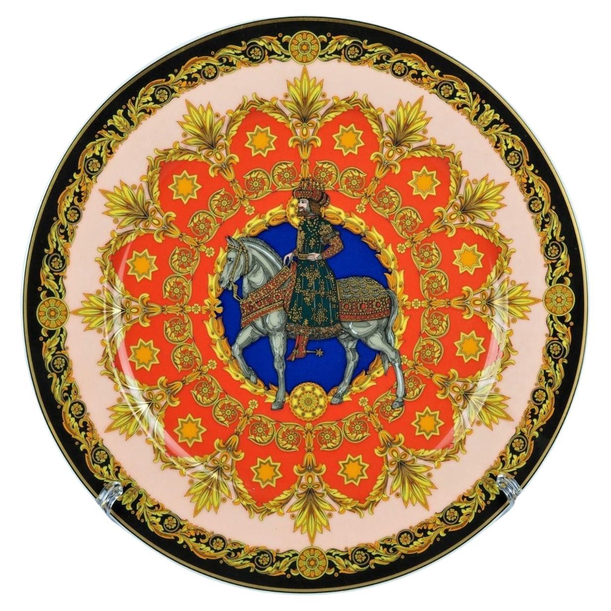 Versace for Rosenthal "L'Ange Gabriel" Plate, 1996 20th Century For Sale