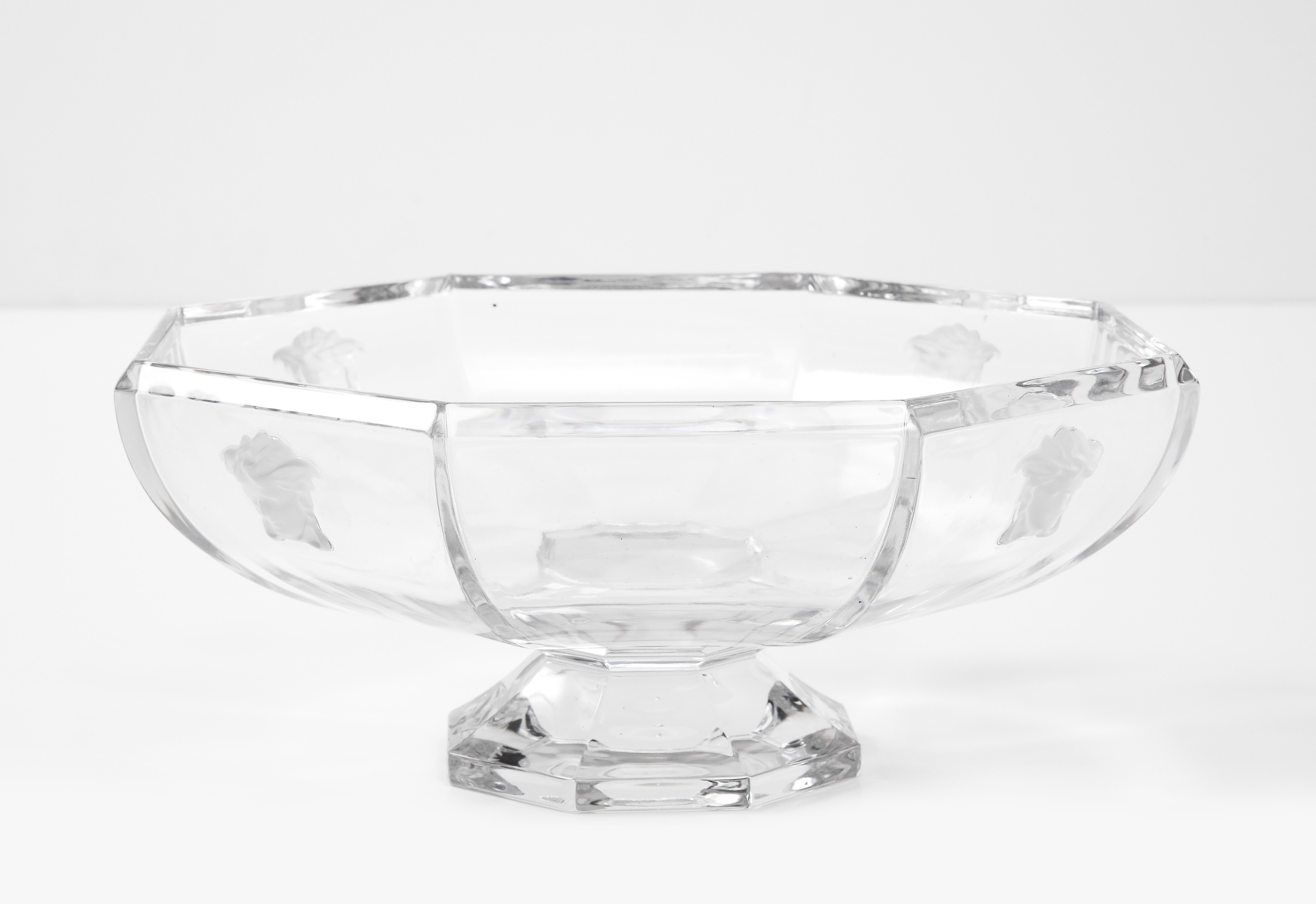 Versace For Rosenthal Medusa Crystal Bowl For Sale 1
