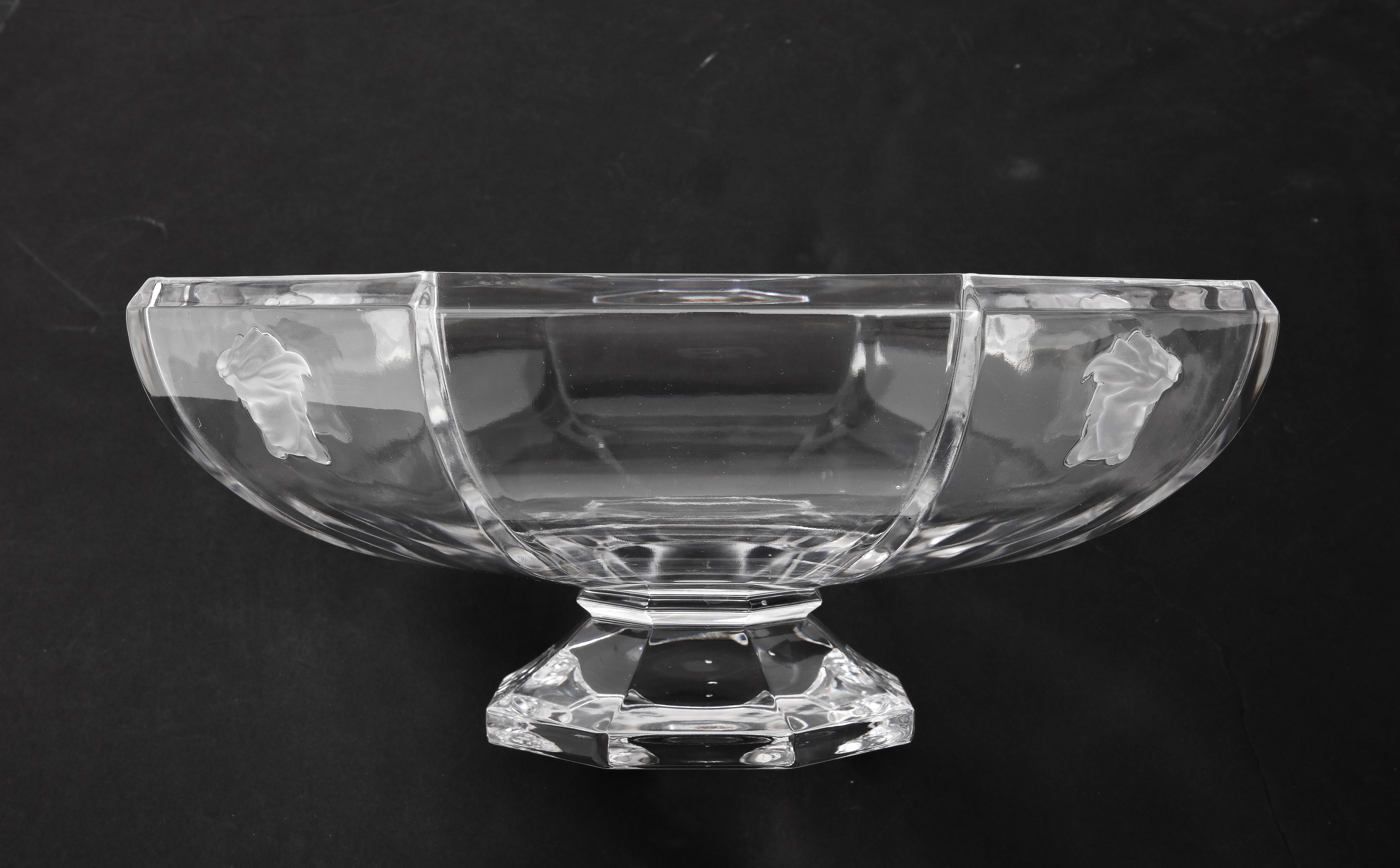 Versace For Rosenthal Medusa Crystal Bowl For Sale 8