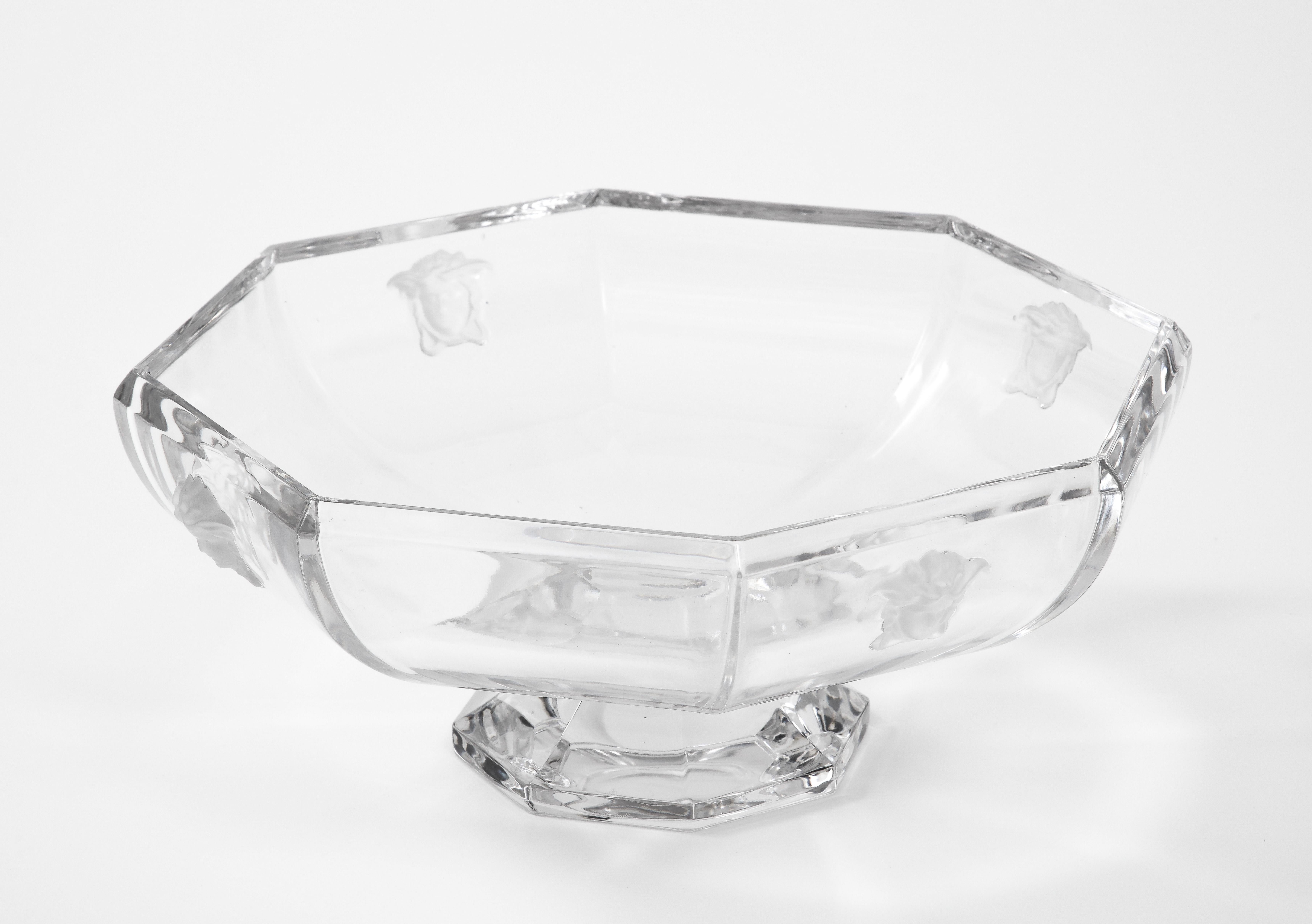 versace glass bowl