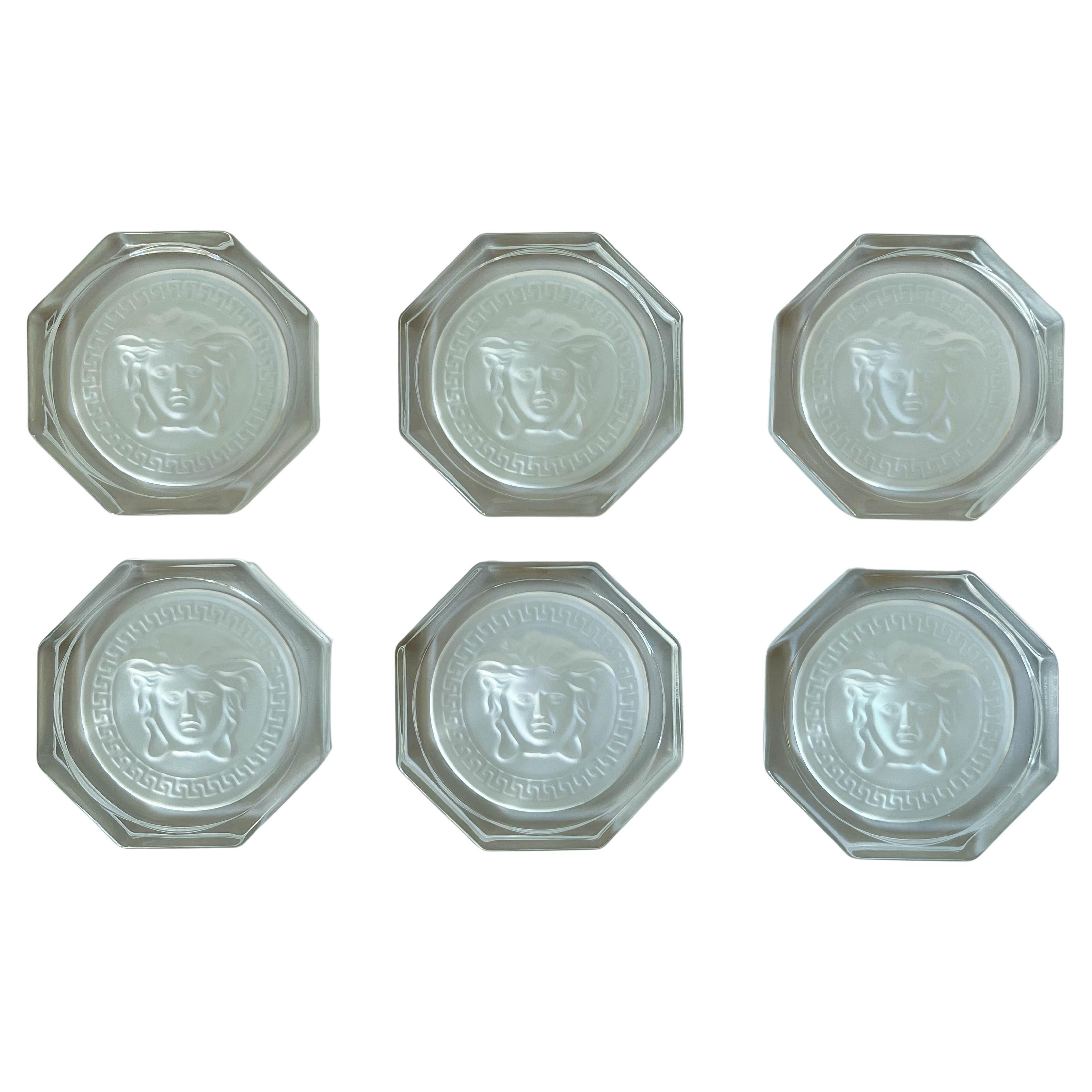 Versace for Rosenthal Set of 6 "Lumiere" Coasters