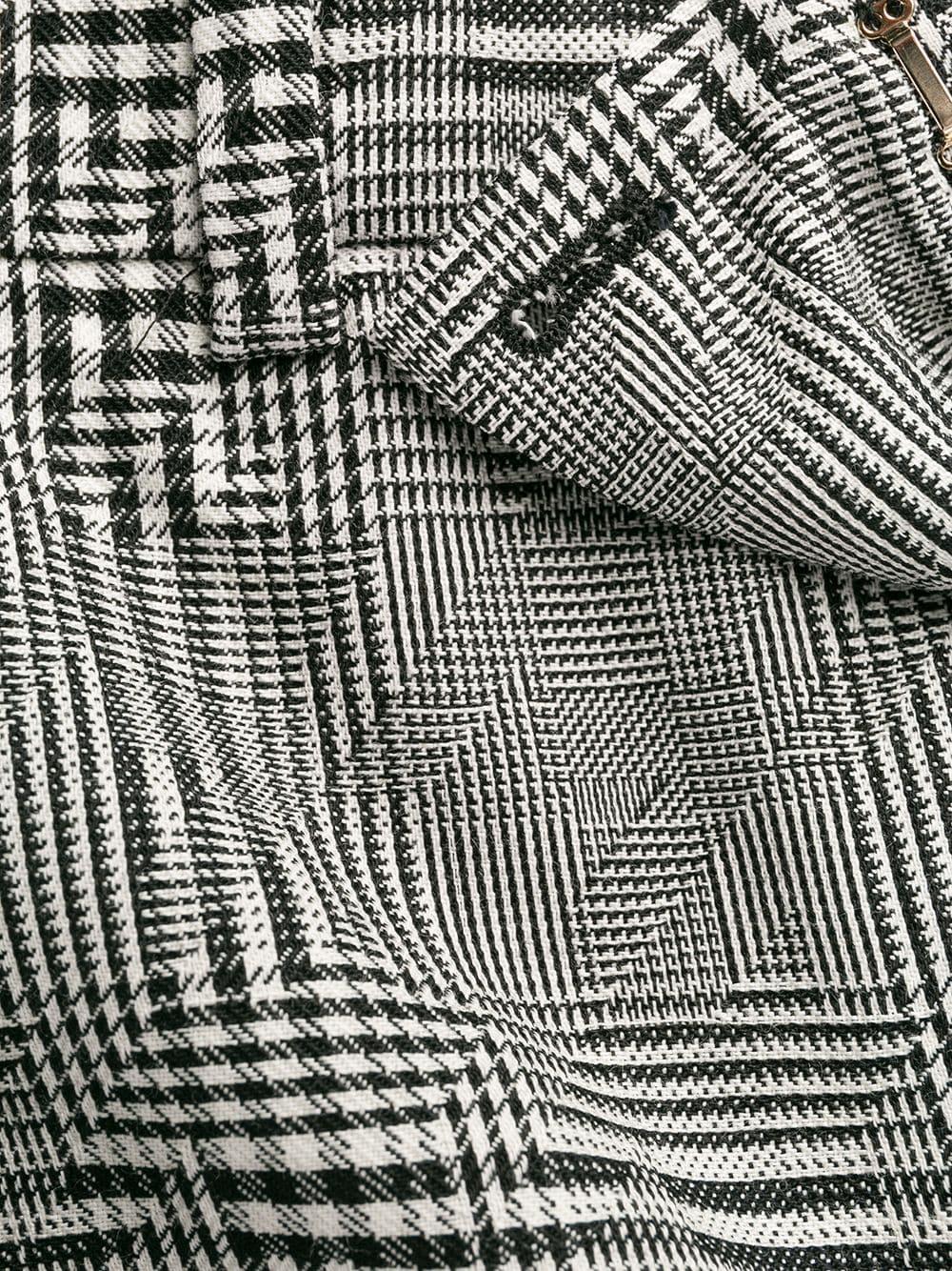 Versace FW19 Runway Grey Wool Hounds Tooth Check Trousers / Pants Size 38 In New Condition For Sale In Paradise Island, BS