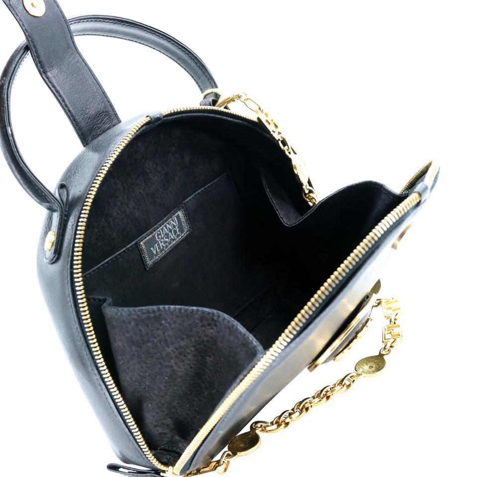 Versace Gianni Medusa Chain Link Leather Cross Body Bag VS-B0509P-0003 2