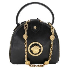 Versace Gianni Medusa Chain Link Leather Cross Body Bag VS-B0509P-0003