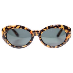 Versace Gianni Versace Brown Studded Medusa Sunglasses