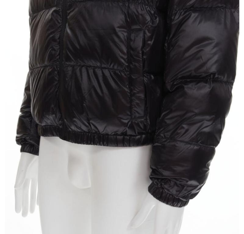 VERSACE gold Medusa badge black goose down duvet puffer jacket IT50 L 3