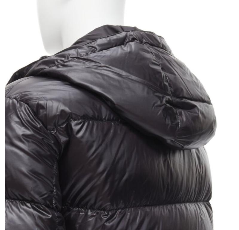 VERSACE gold Medusa badge black goose down duvet puffer jacket IT50 L 4