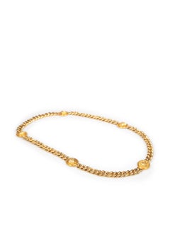 Halskette von Versace, Gold Medusa Kopf, klobige Kette, Kette