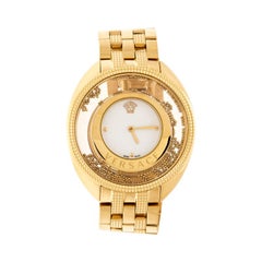 Versace Gold Stainless Steel Destiny Spirit 86Q Women's Wristwatch 39 mm