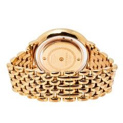 Versace Gold Tone Stainless Steel Venus VFH Women's Wristwatch 39 mm
