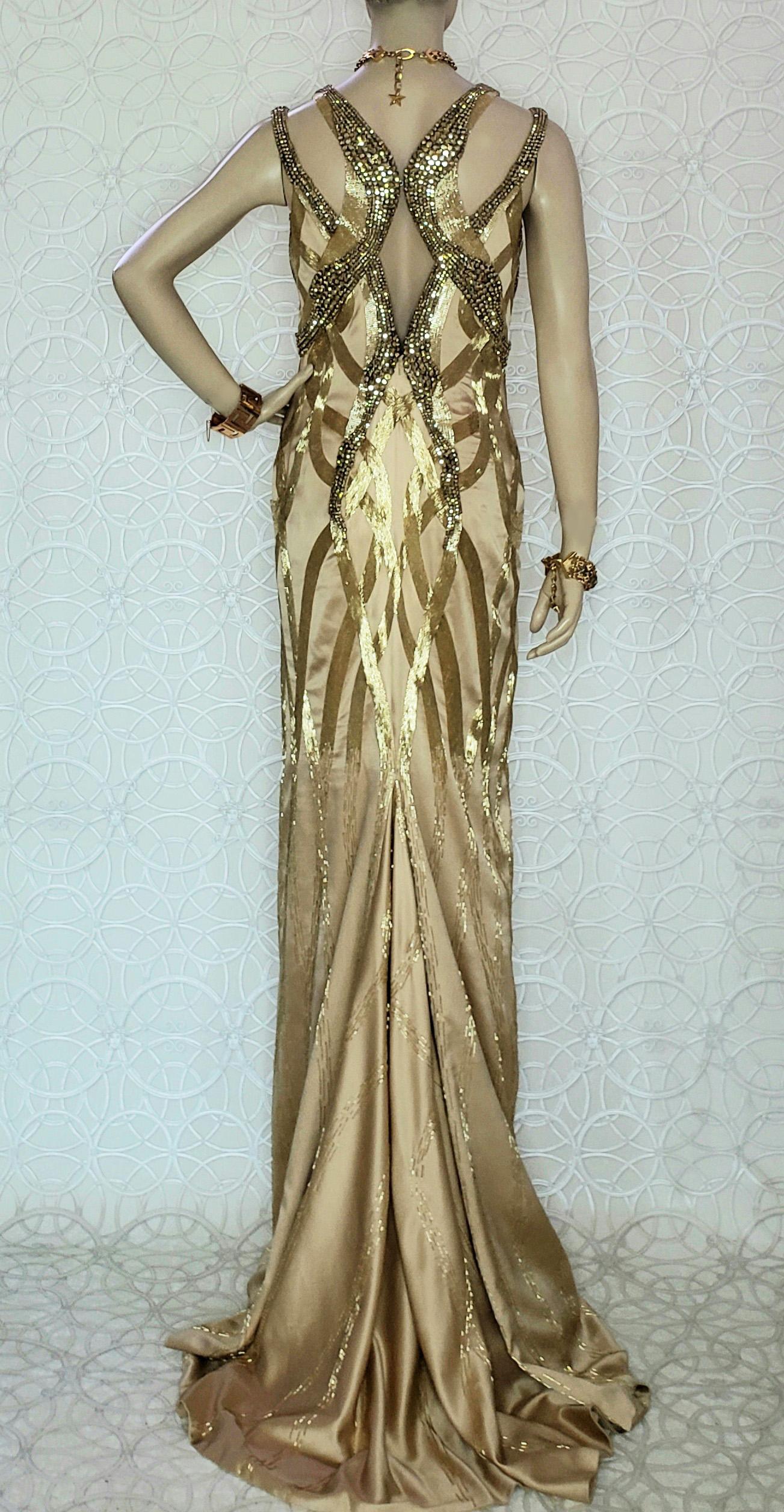 versace golden dress