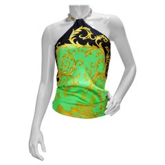 Versace Gothic Barqoue Scarf Top