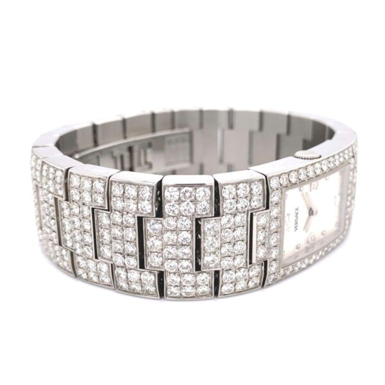 Orologio da polso Versace Greca Diamond con bracciale al quarzo in