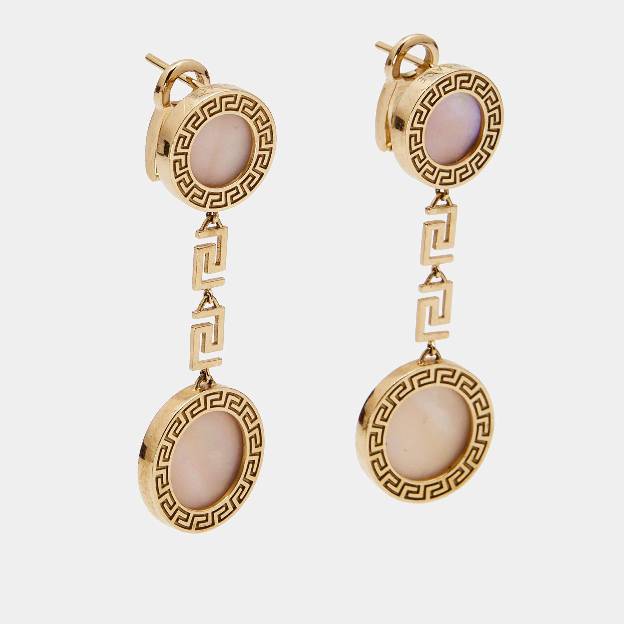 versace greca earrings