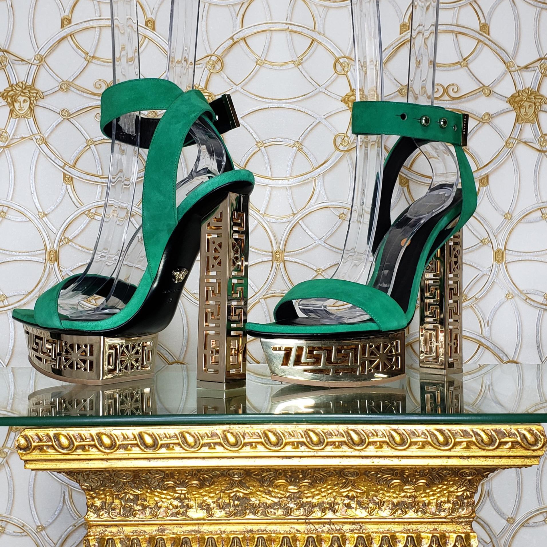 green platform shoes