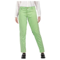 Versace Green Skinny Jeans Size M
