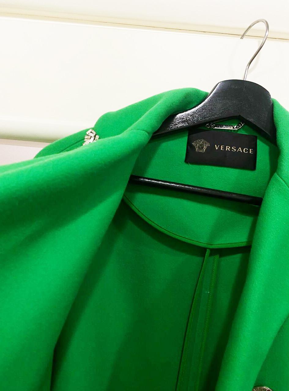 versace green jacket