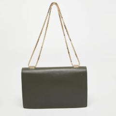 Versace Grey Leather Medusa Shoulder Bag