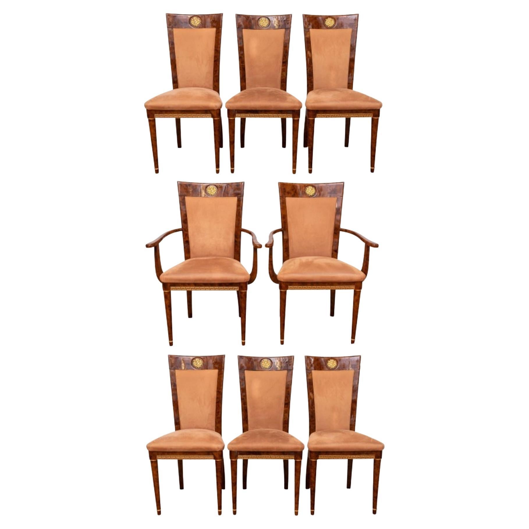 Versace Home Dining Chairs, Set of 8