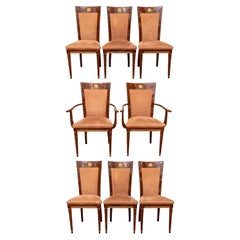 Vintage Versace Home Dining Chairs, Set of 8