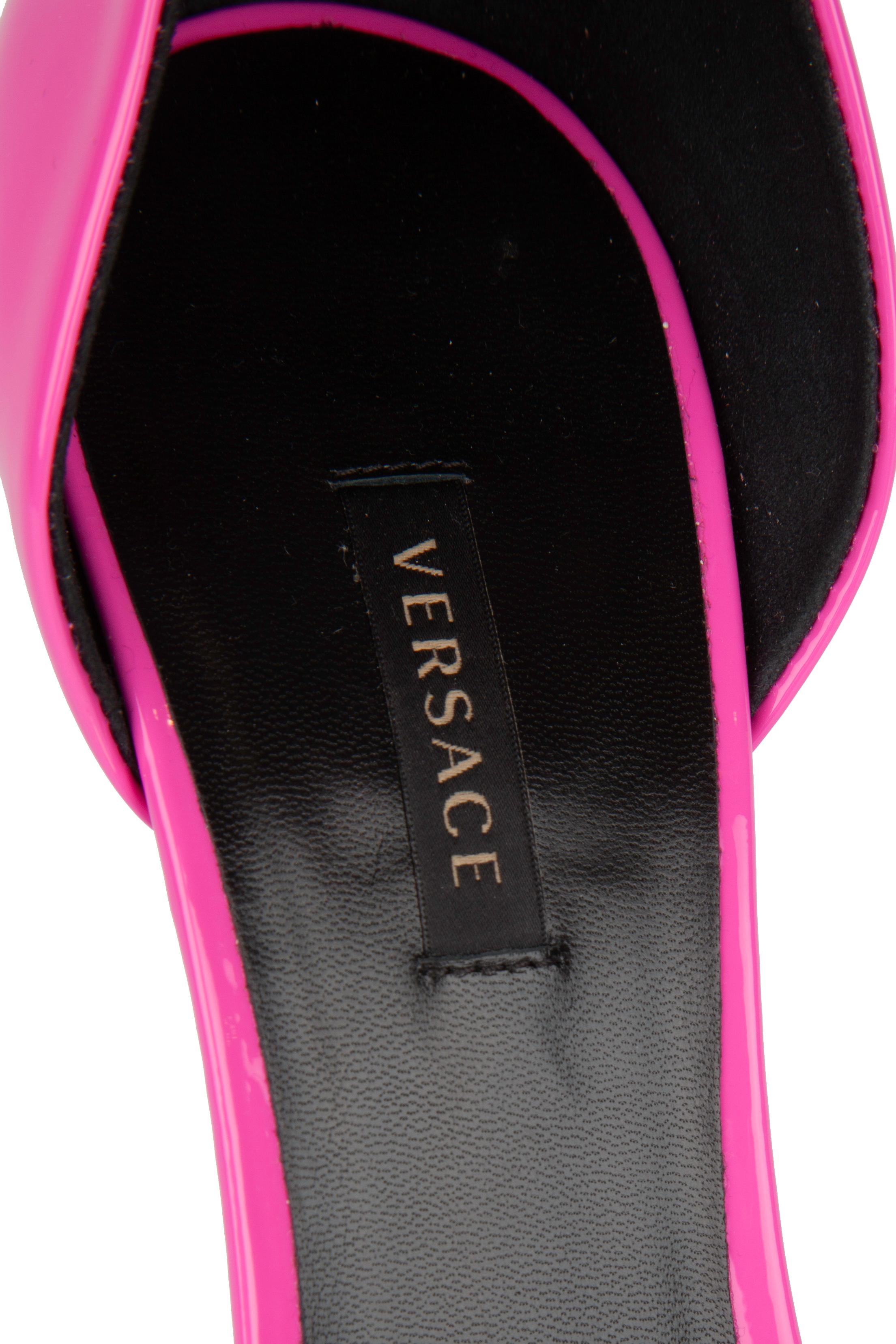 versace hot pink heels