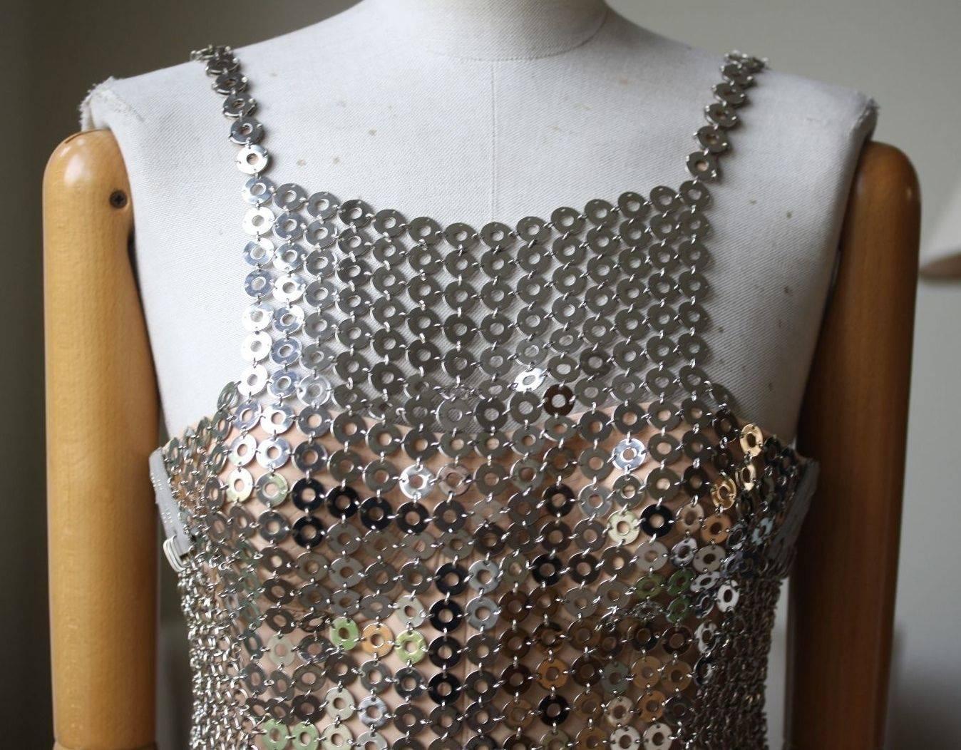 atelier versace chain-mail dress