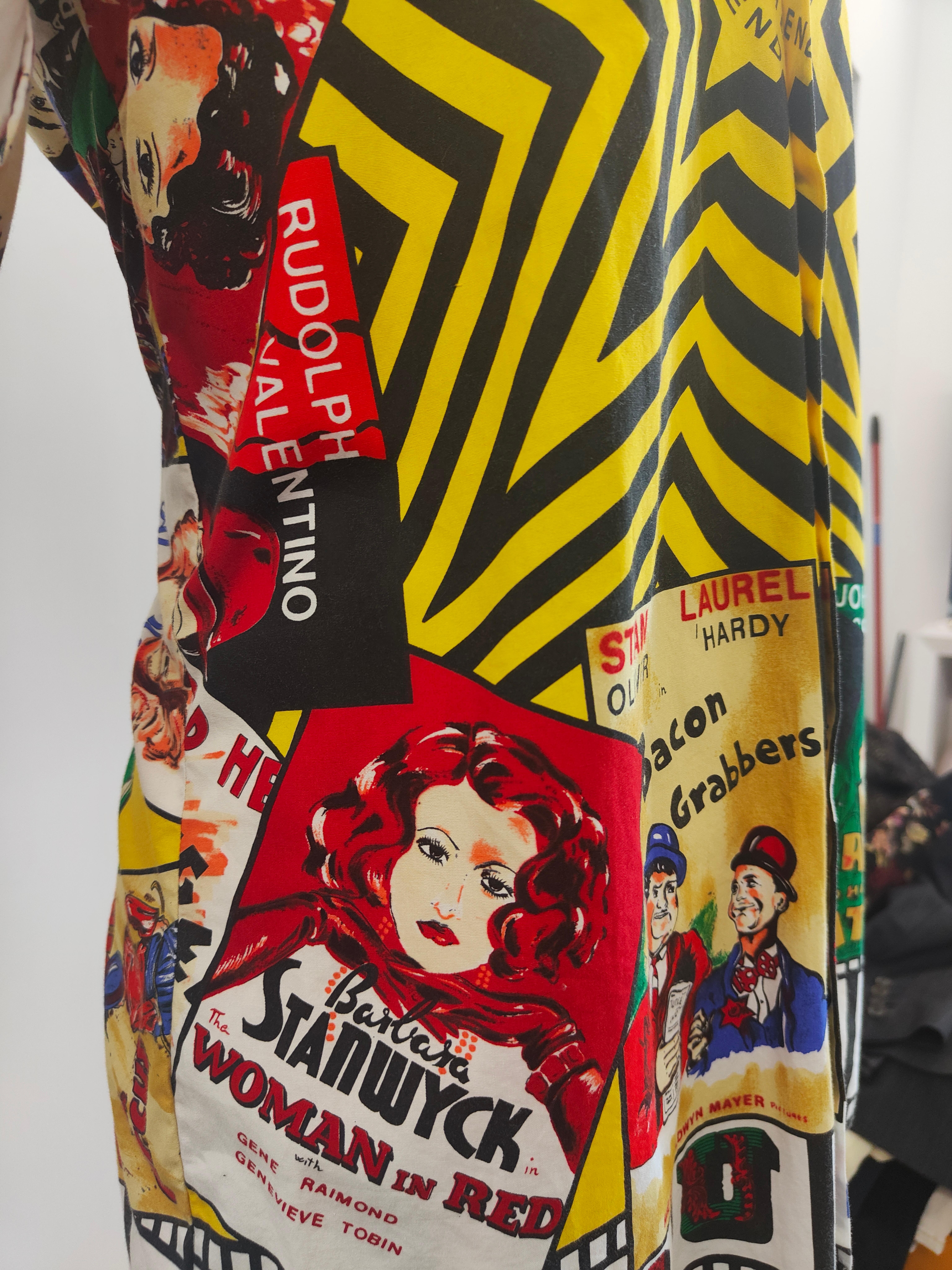 Camicia iconica Versace in cotone multicolore in vendita 5