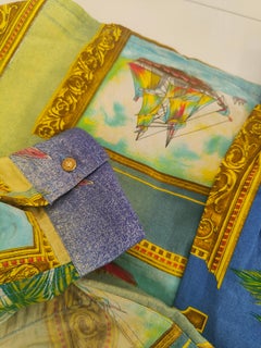 1990s Versace Jeans Couture Multicoloured Cotton Shirt XL Unisex