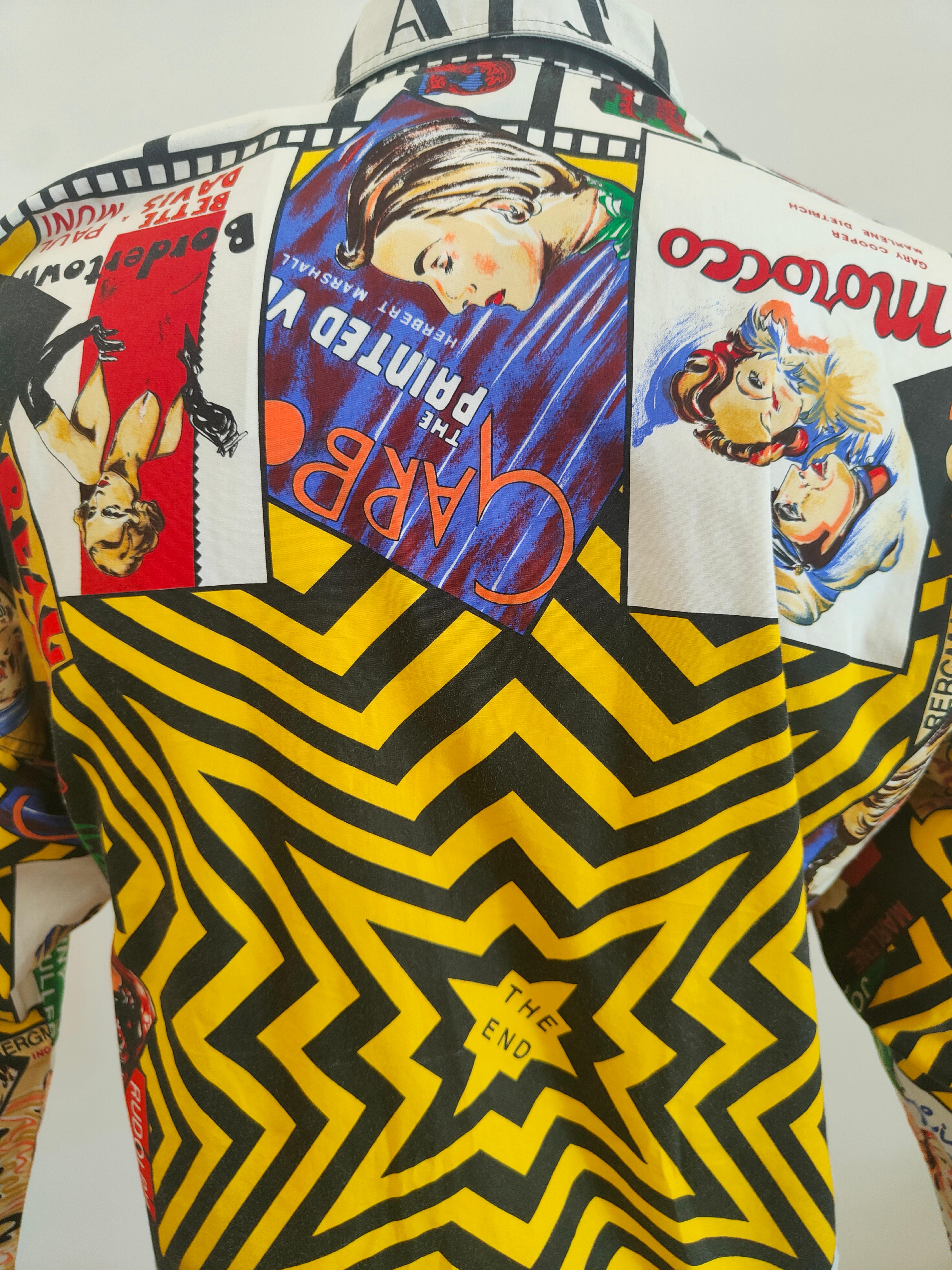 Camicia iconica Versace in cotone multicolore In condizioni ottime in vendita a Capri, IT