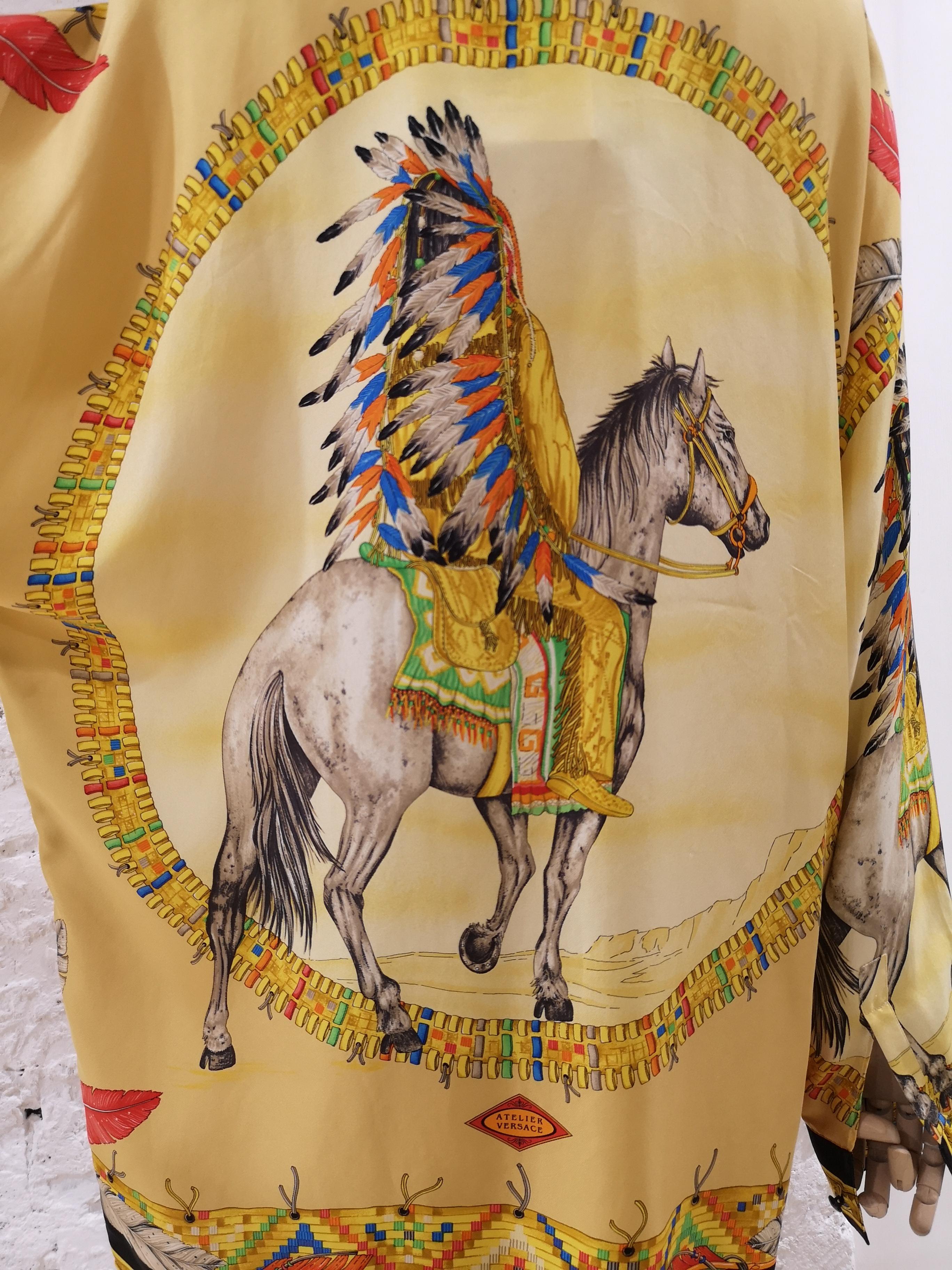 versace native american shirt