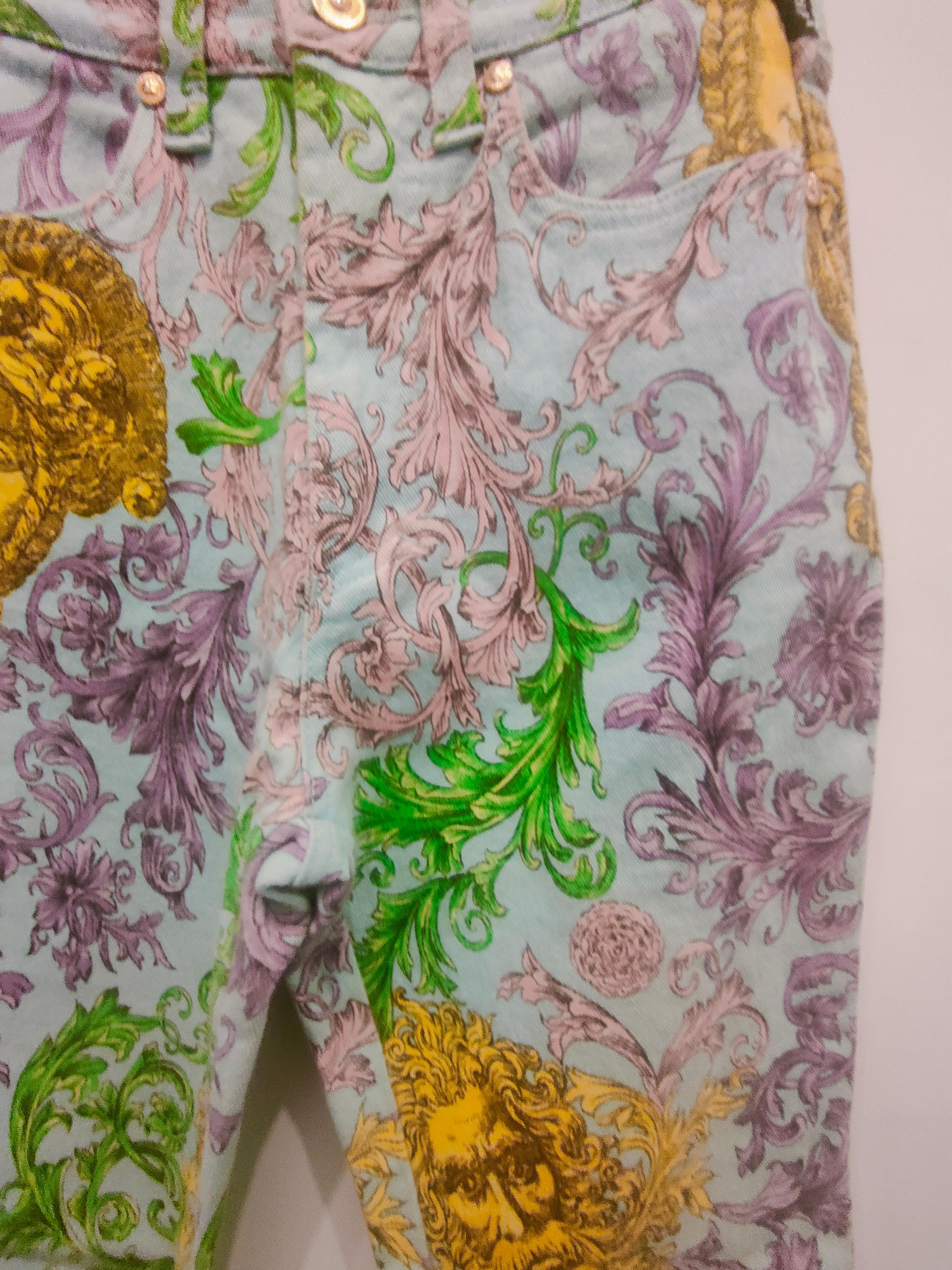 Versace Jeans Vaquero barroco Marrón en venta