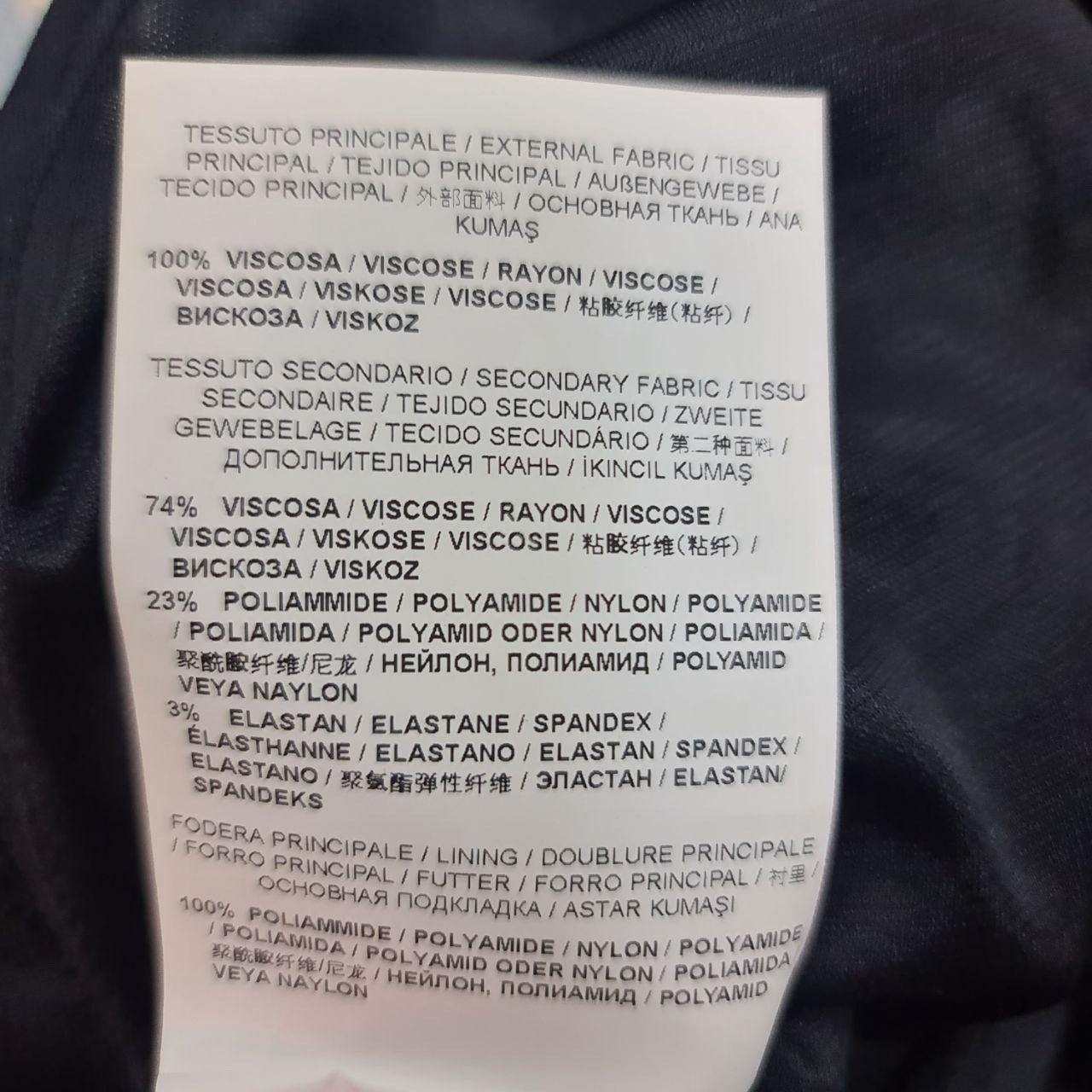 Versace Jeans Schwarz & Gold Barock Print Kleid - Größe S-M im Angebot 2