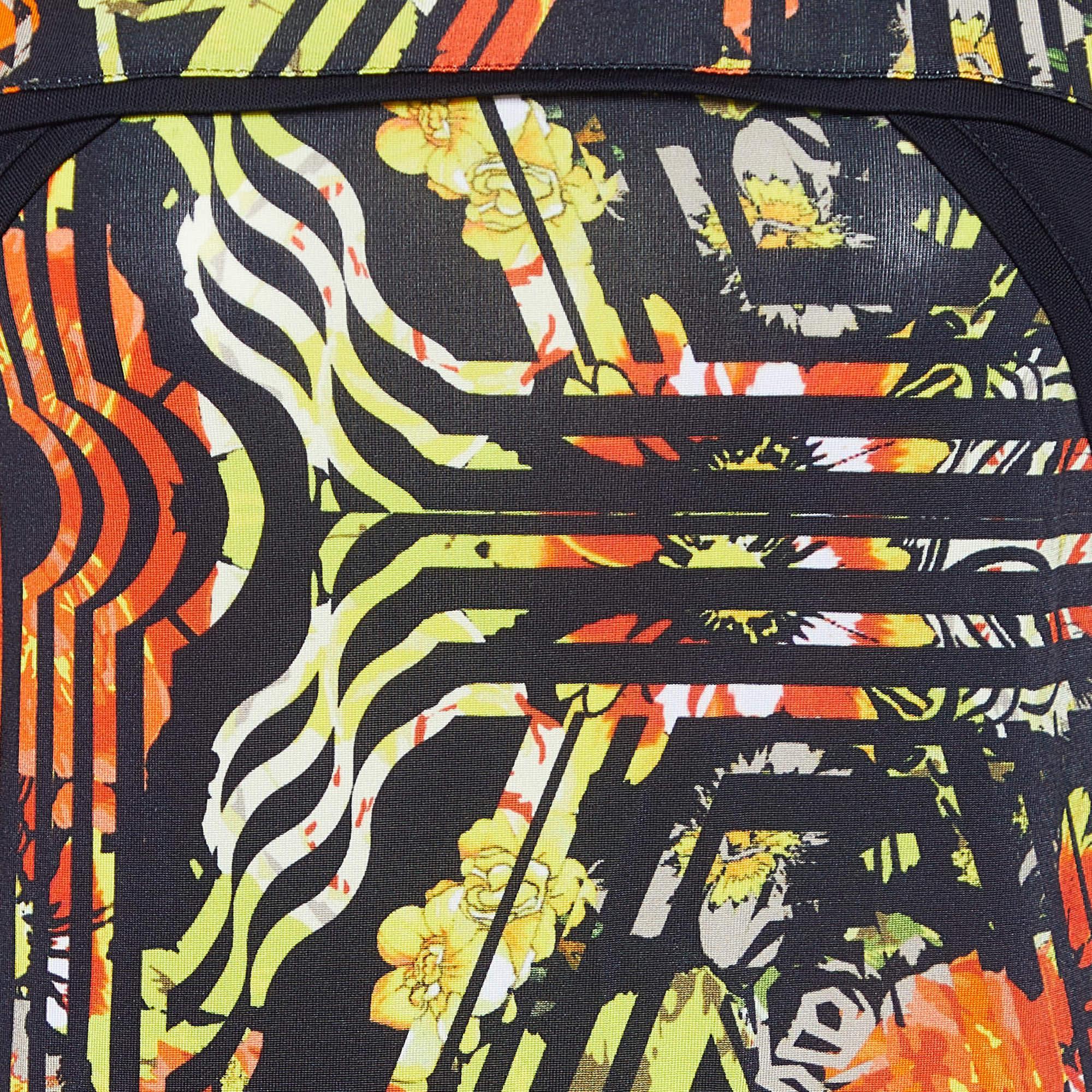 Nero Versace Jeans Canotta nera in jersey stampato M. in vendita