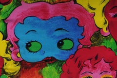 Versace Jeans Cotoure Vtg 90s Betty Boop Monroe Mini Skirt 26 40 Stretch Cotton