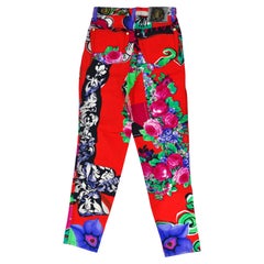 Versace Jeans Couture 1990's Floral Print