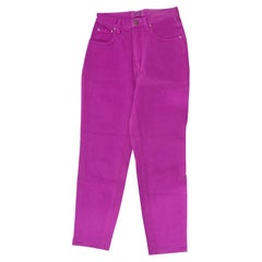 Vintage Versace Jeans Couture 1990's Purple Jeans 