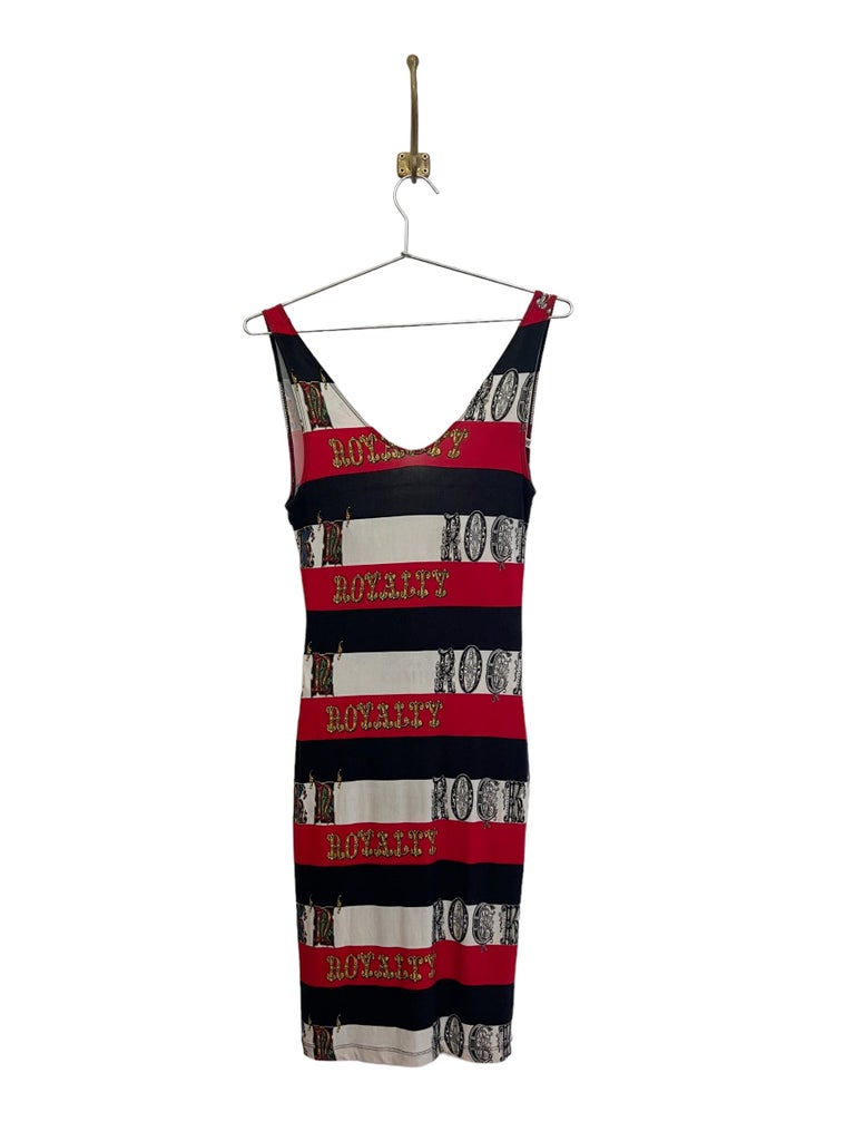 Versace Jeans Couture 90's Rock Royalty Colourful Body Con