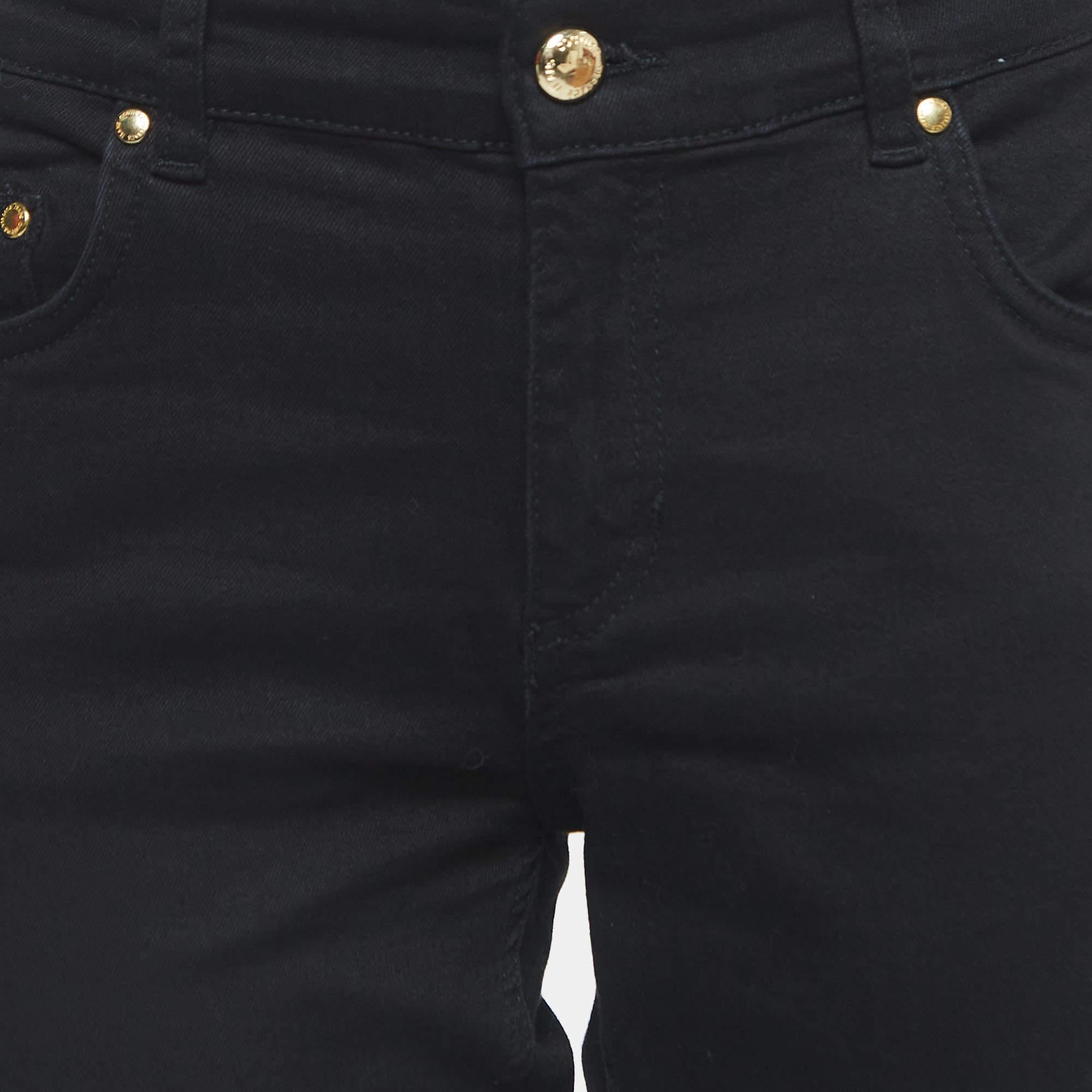 Versace Jeans Couture Schwarz Denim Slim Fit Jeans M Taille 30
