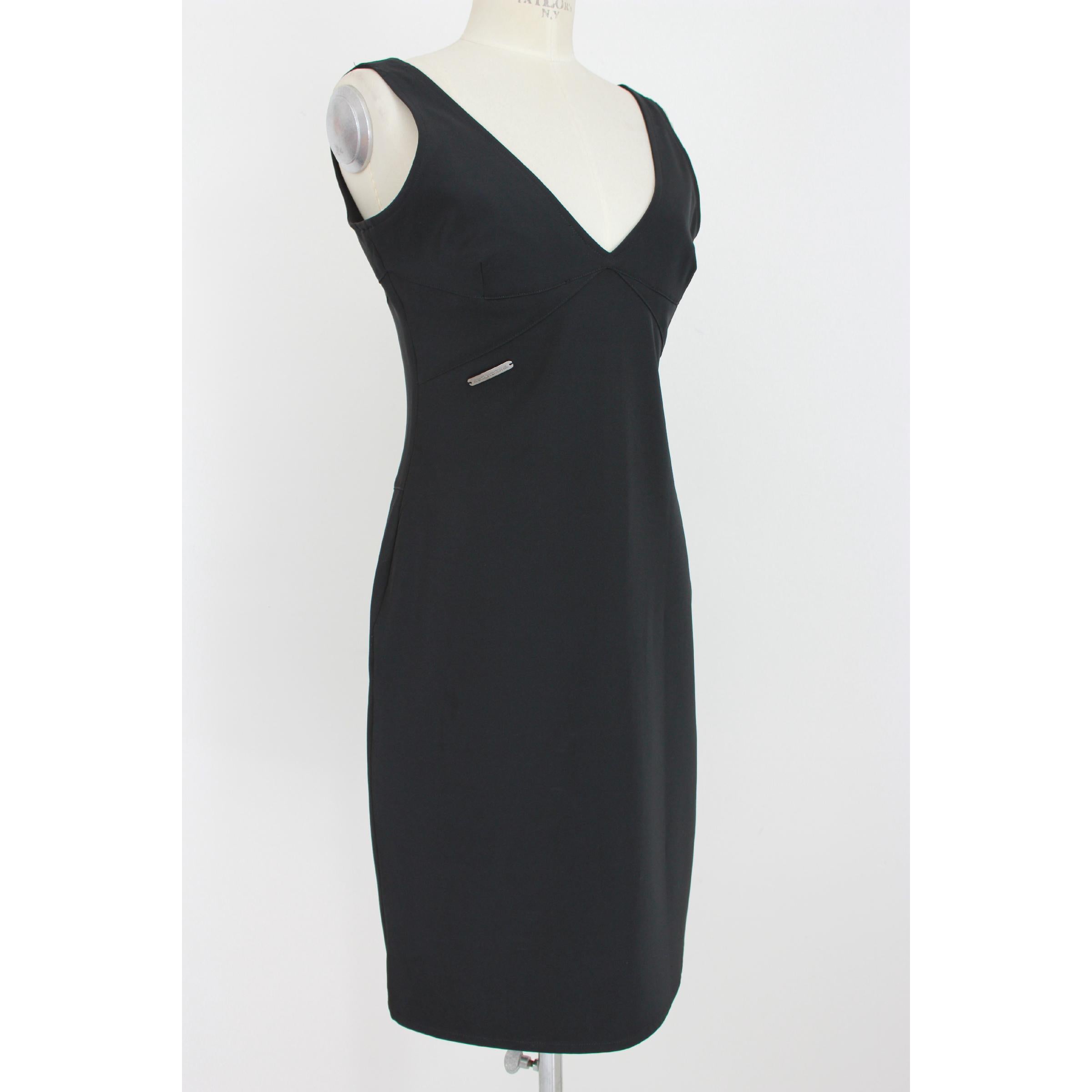 versace jeans black dress