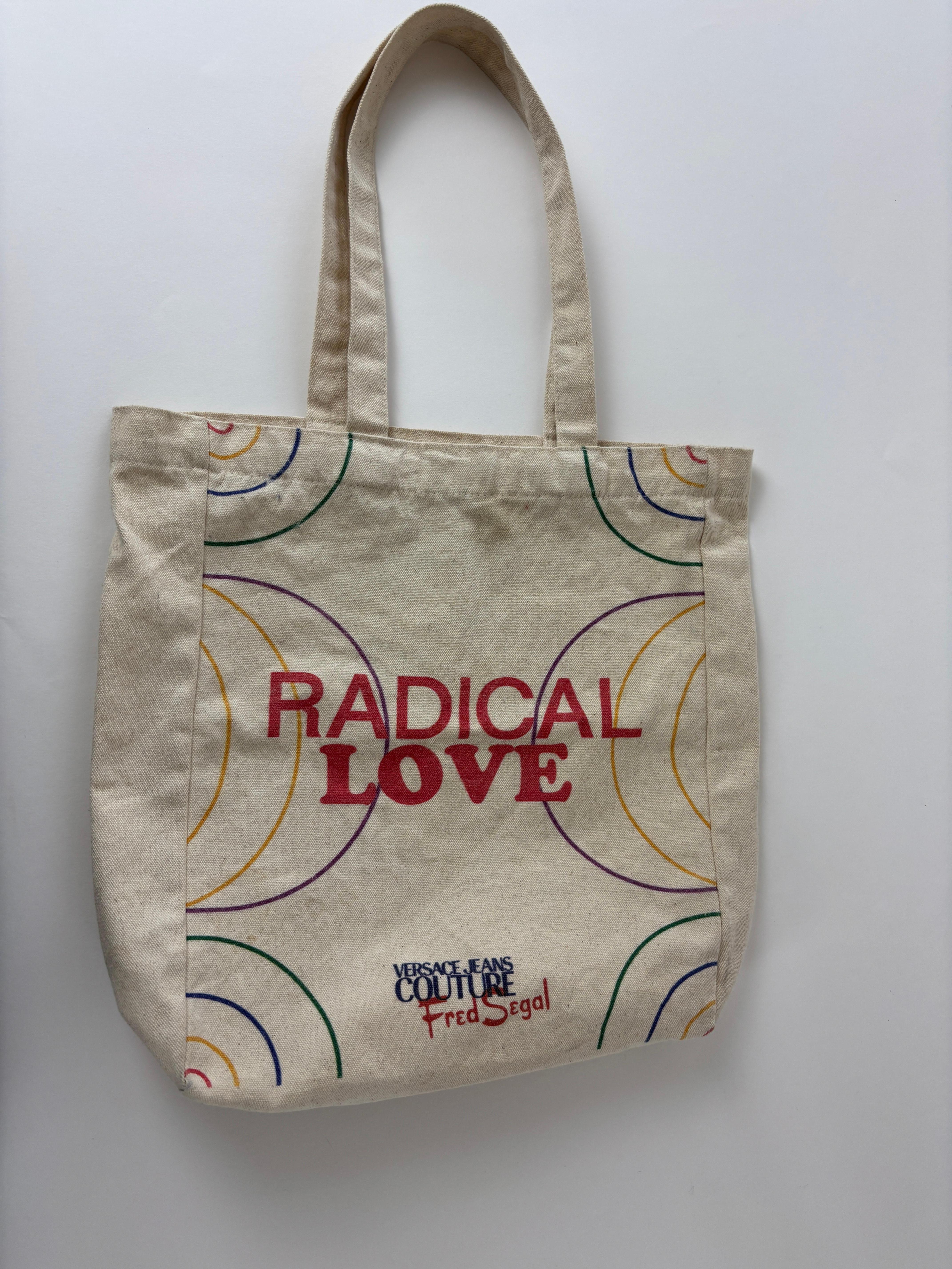 Women's or Men's Versace Jeans Couture Canvas Tote Bag for Fred Segal Los Angeles For Sale