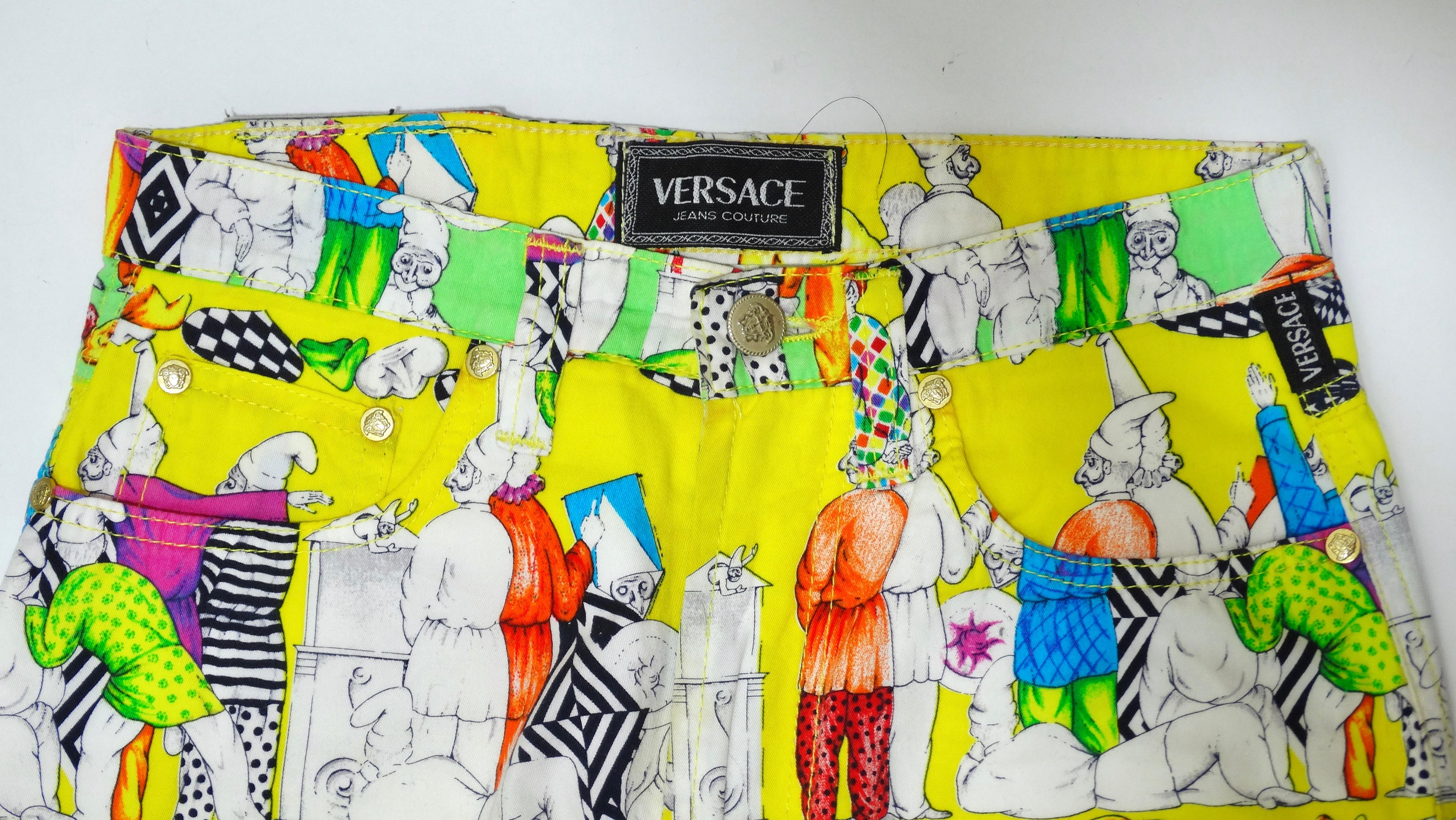 Pantalon de clown couture Versace Excellent état - En vente à Scottsdale, AZ