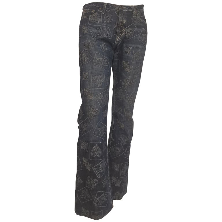 Versace jeans Couture denim jeans For Sale at 1stDibs