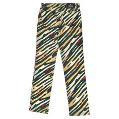 Versace Jeans Couture Floral & Animal Print Pants