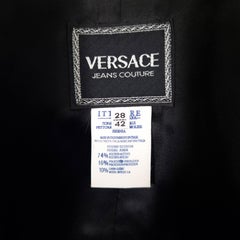 Versace Jeans Couture jacket crop model supermodel era vintage 1990s