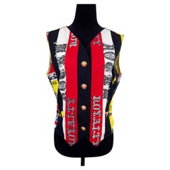 Versace Jeans Couture "Rock 'n' Royalty" Beatles Vintage 1990s Vest
